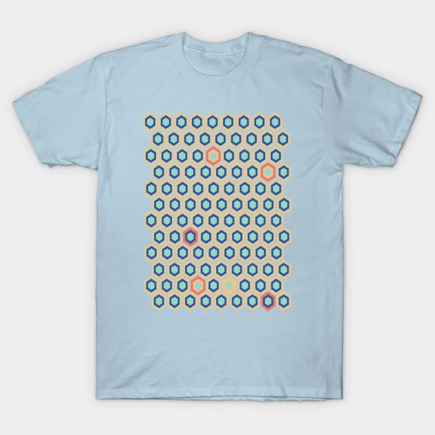 Digital Honeycomb T-Shirt by killmonkies